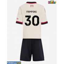 Liverpool Jeremie Frimpong #30 Auswärts Trikotsatz Kinder 2025-26 Kurzarm (+ Kurze Hosen)